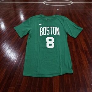 Nike Boston Celtics Kristaps Porzingis T-Shirt Youth XL (18-20) Green NWOT